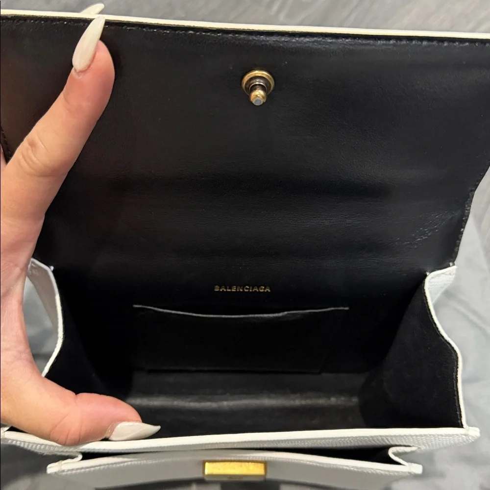 Balenciaga Lizard Embossed Sharp Bag XS